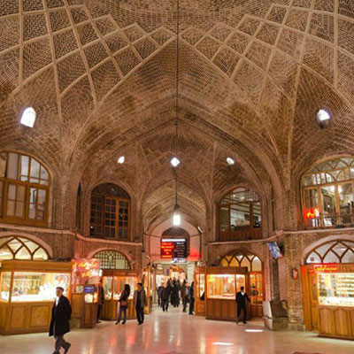 نمایی از تیمچه امیر تبریز