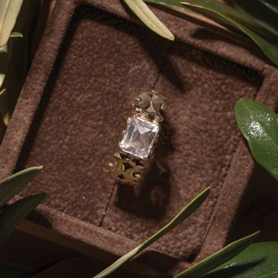 انگشتر دُر دفعکننده انرژیهای منفی اطراف