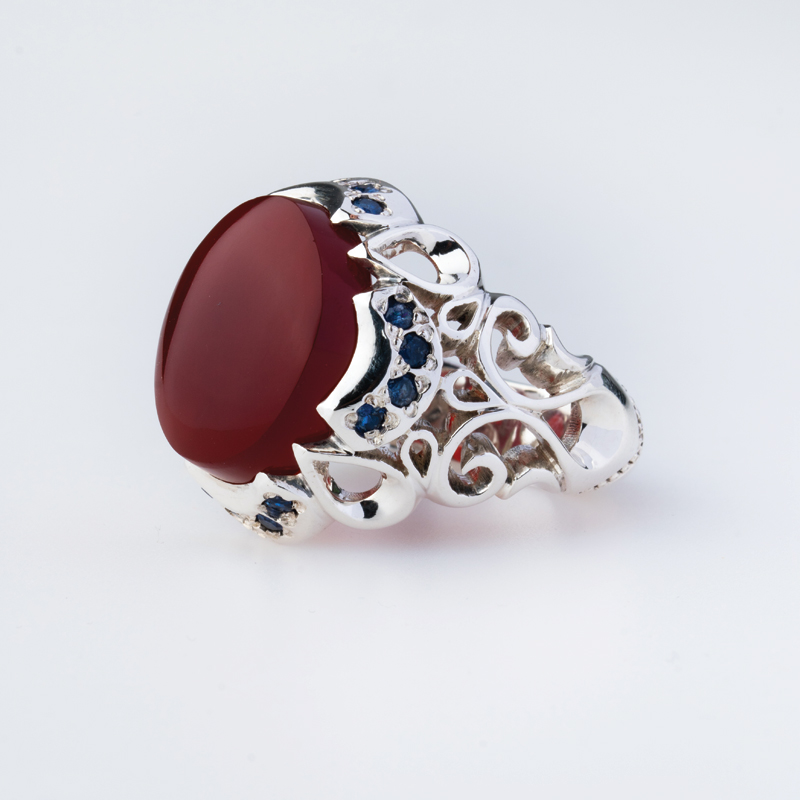 انگشتر عقیق مهارلو