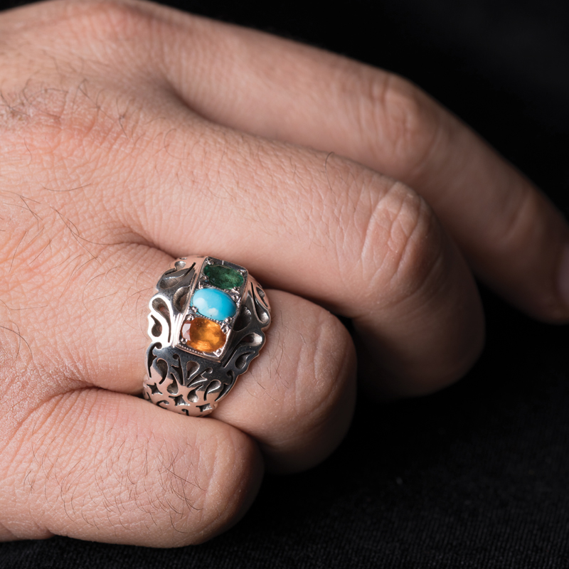 خاتم متعدد الجواهر ماخونيك