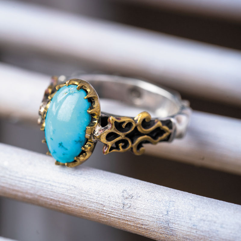 انگشتر فیروزه نایبند