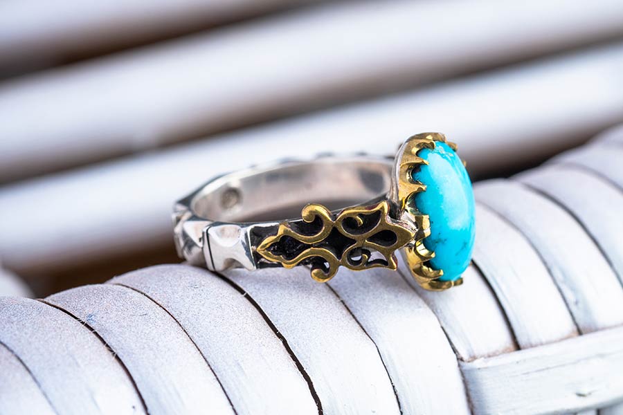 انگشتر فیروزه نایبند