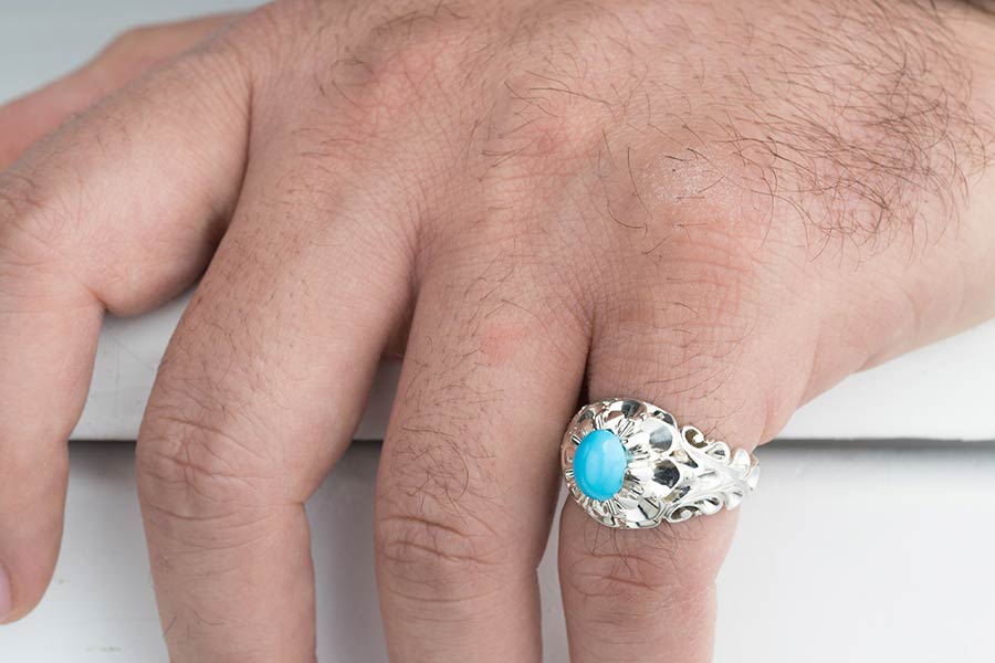 انگشتر فیروزه رکن الدین