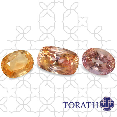 از نشانههای بهسازی یاقوت با شیشه سربدار میتوان به ایجاد بازتاب نور به رنگ آبی و نارنجی اشاره کرد.