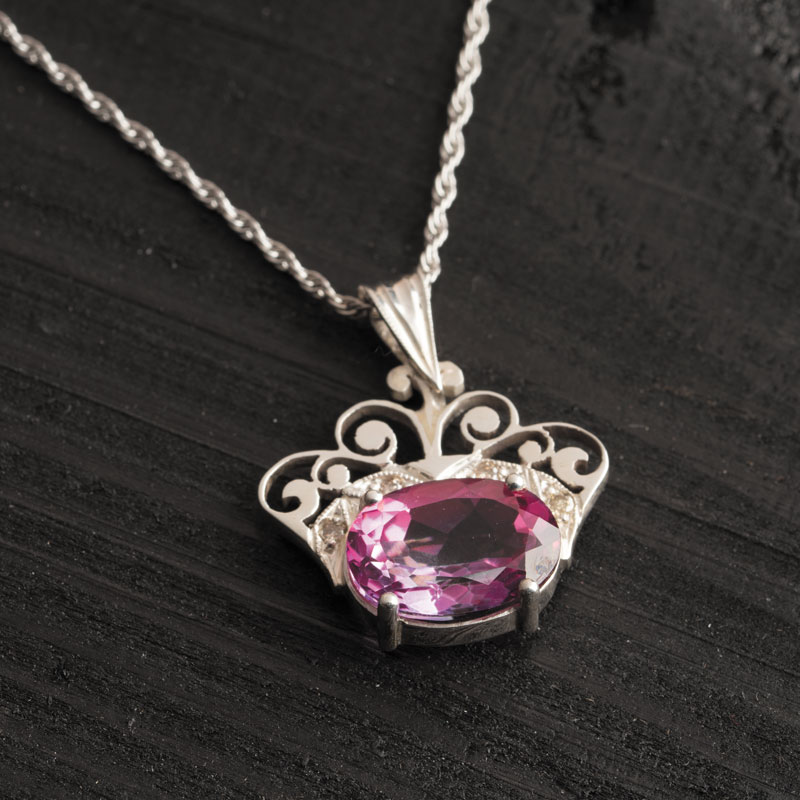 بدنه دستساز نقره، مدل تاج با 4 عدد الماس اصل