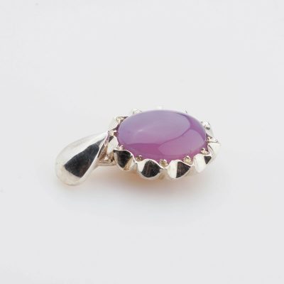 آویز دستساز نقره، مدل آینه کاری با قدمت 1399/9