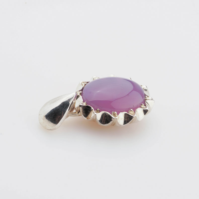 آویز دستساز نقره، مدل آینه کاری با قدمت 1399/9