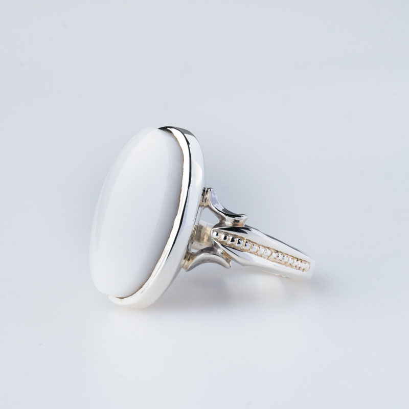 رکاب دستساز نقره، مدل صفوی و طرح دوشاخ (هنر استاد اسکندری)