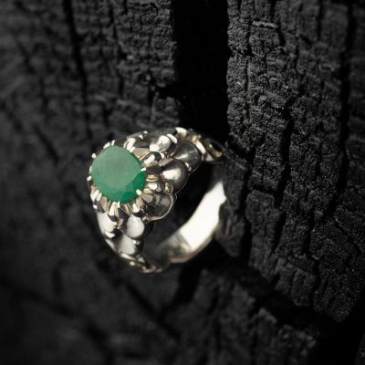 انگشتر زمرد گرآب