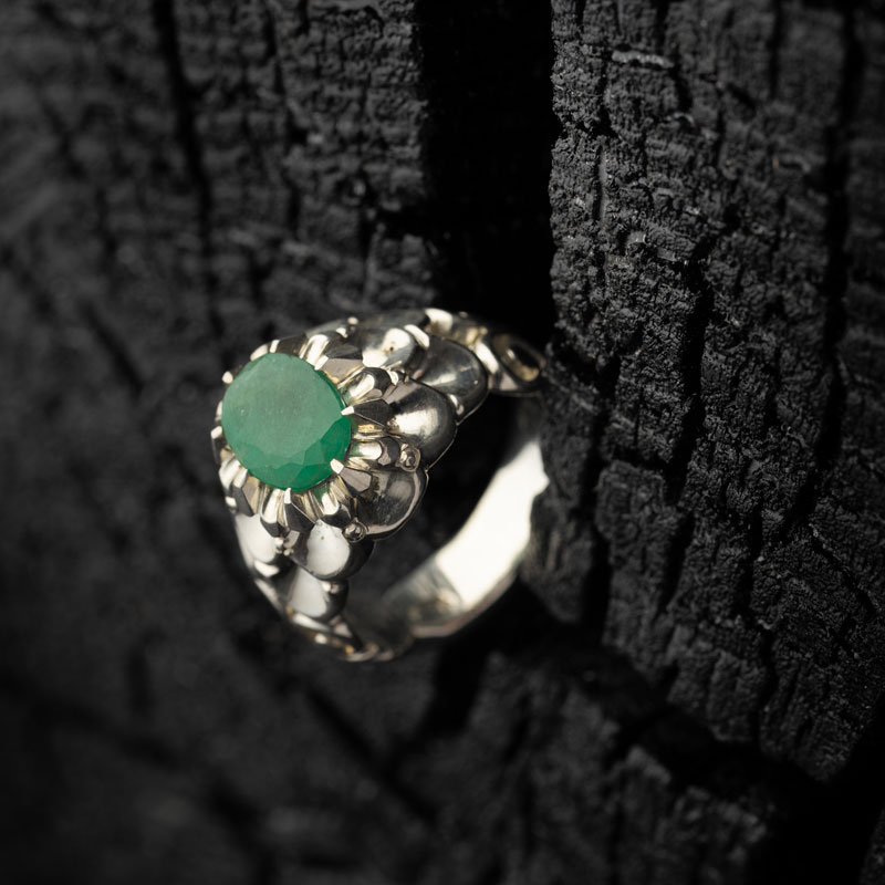 انگشتر زمرد گرآب