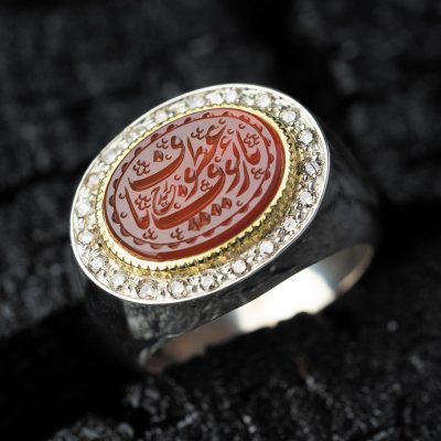 انگشتر عقیق طباطبایی ها