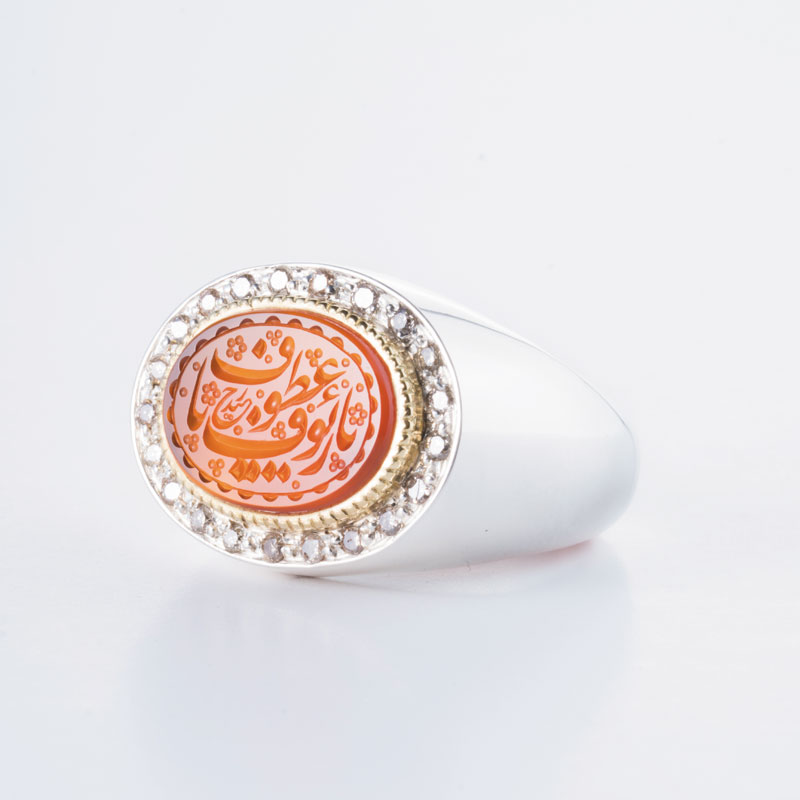 انگشتر عقیق طباطبایی ها