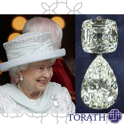 Cullinan I که معروف به ستاره بزرگ آفریقا است، در حال حاضر در بالای Sovereign’s Sceptre with Cross قرار دارد.