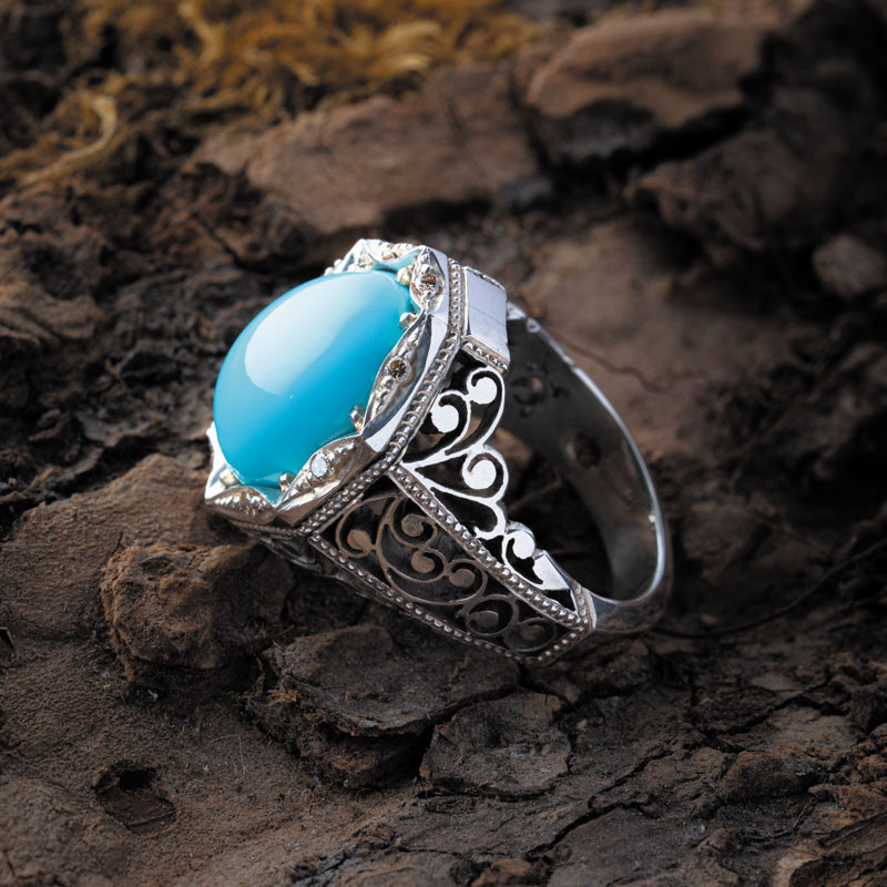 انگشتر فیروزه گوهرشاد