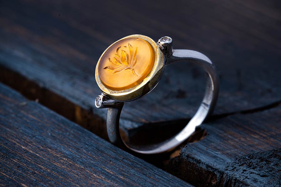 انگشتر عقیق آرنیکا