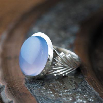 انگشتر عقیق زنبق شیراز