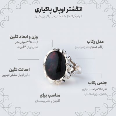 اینفوگرافی انگشتر اوپال پاکیاری