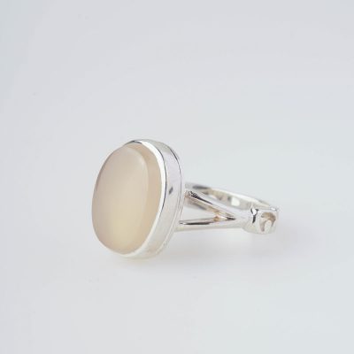 رکاب دستساز نقره، مدل صفوی با طرح دو شاخ (هنر استاد درحی)