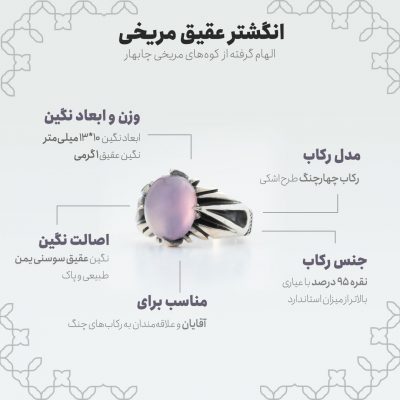 اینفوگرافی انگشتر عقیق مریخی