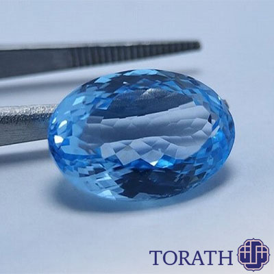 بررسی ضریب شکست مضاعف یکی از روش‌های مناسب برای تشخیص توپاز آبی از آکوامارین است.