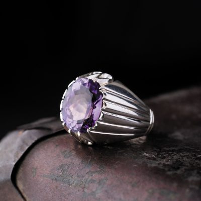 انگشتر آمیتیست باباسلطان