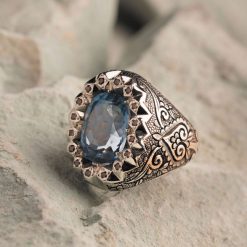 انگشتر توپاز زرین گل