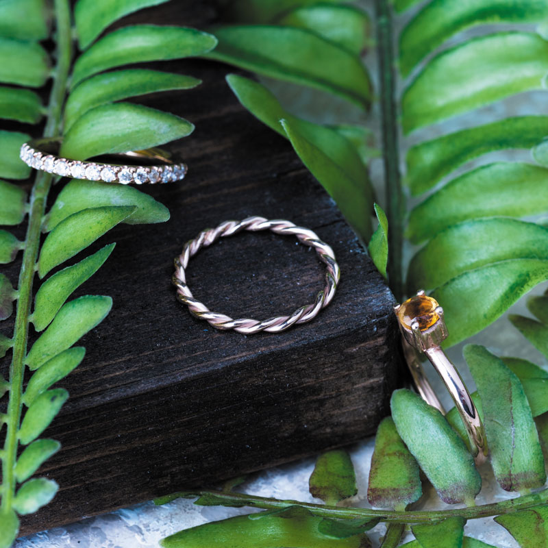 خاتم سيترين ألف خورشيد تابان