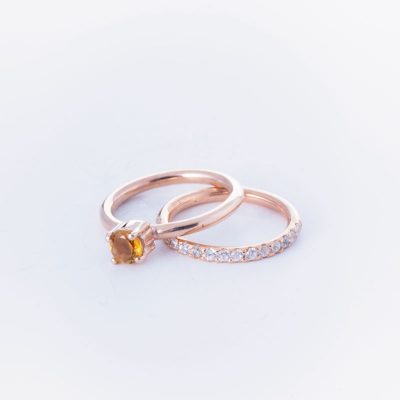 نگین سیترین زرد آفریقا با تراش چند وجهی، وزن 1.5 قیراط