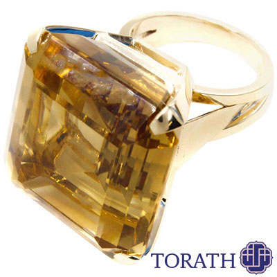 سیترین طلایی 30.92 قیراط