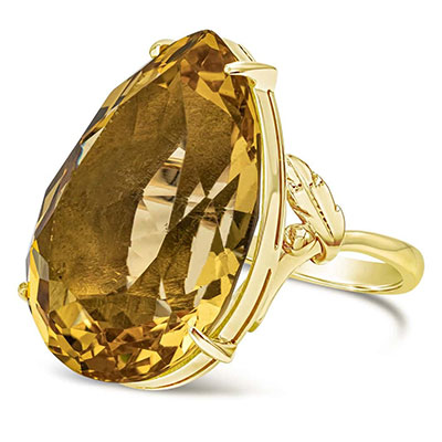 سیترین طلایی 30.92 قیراط