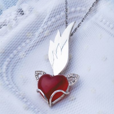 بدنه دستساز نقره، مدل روباه (هنر استاد اسکندری) به همراه 14 عدد الماس اصل