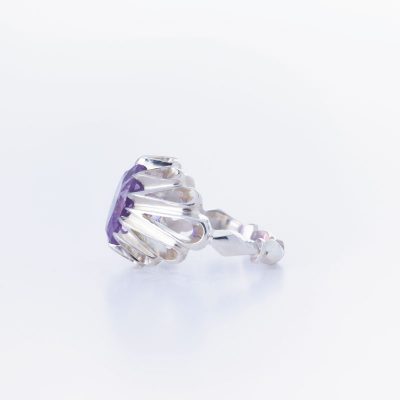 رکاب دستساز نقره، مدل فیلی با طرح دور اشک (هنر استاد میرزائی)