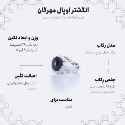 اینفوگرافی انگشتر اوپال مهرگان