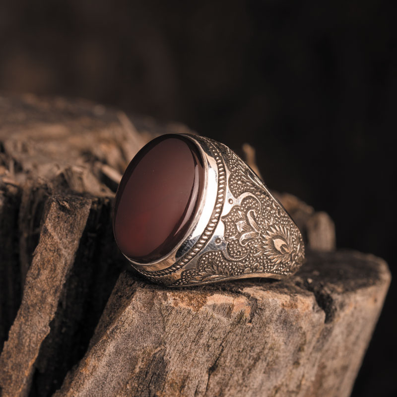 انگشتر عقیق سلامه