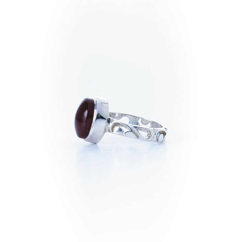 رکاب دستساز نقره، مدل صفوی با طرح ترنج (هنر استاد درحی)