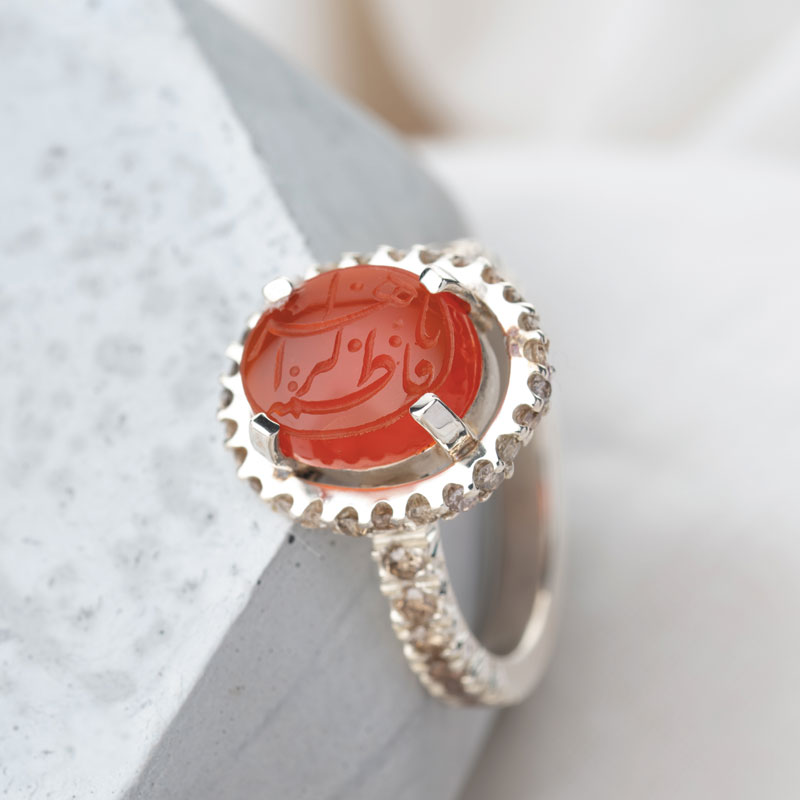 انگشتر عقیق قلعه دختر