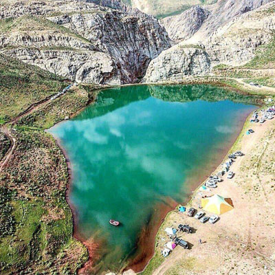 دریاچه لزور یا سد سیاه رود گنج پنهان تهران