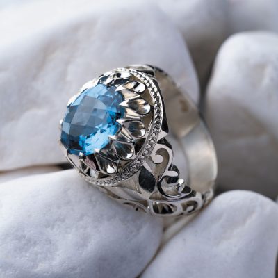 انگشتر توپاز سلطانی