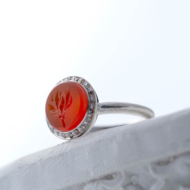 خاتم عقيق آزاليا