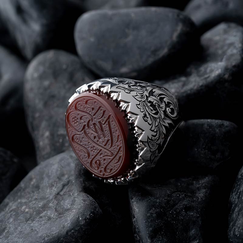 خاتم عقيق حامين