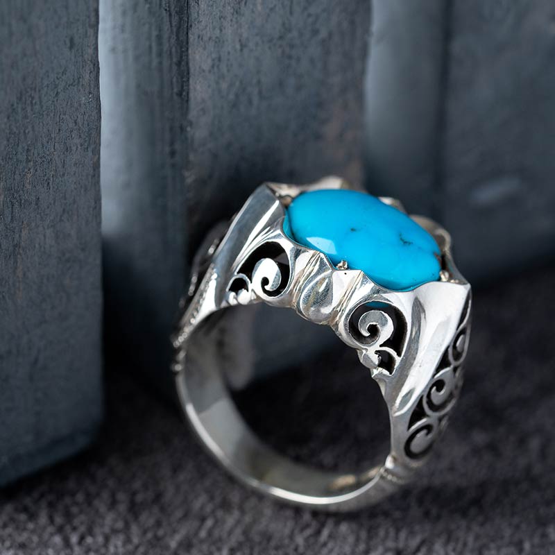 انگشتر فیروزه ماپار