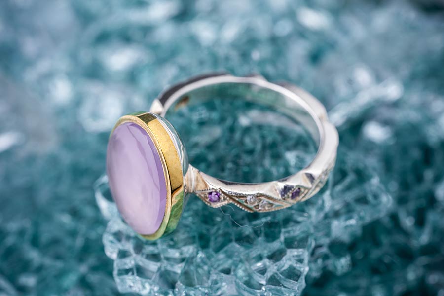 انگشتر عقیق سوسنی پارس بانو