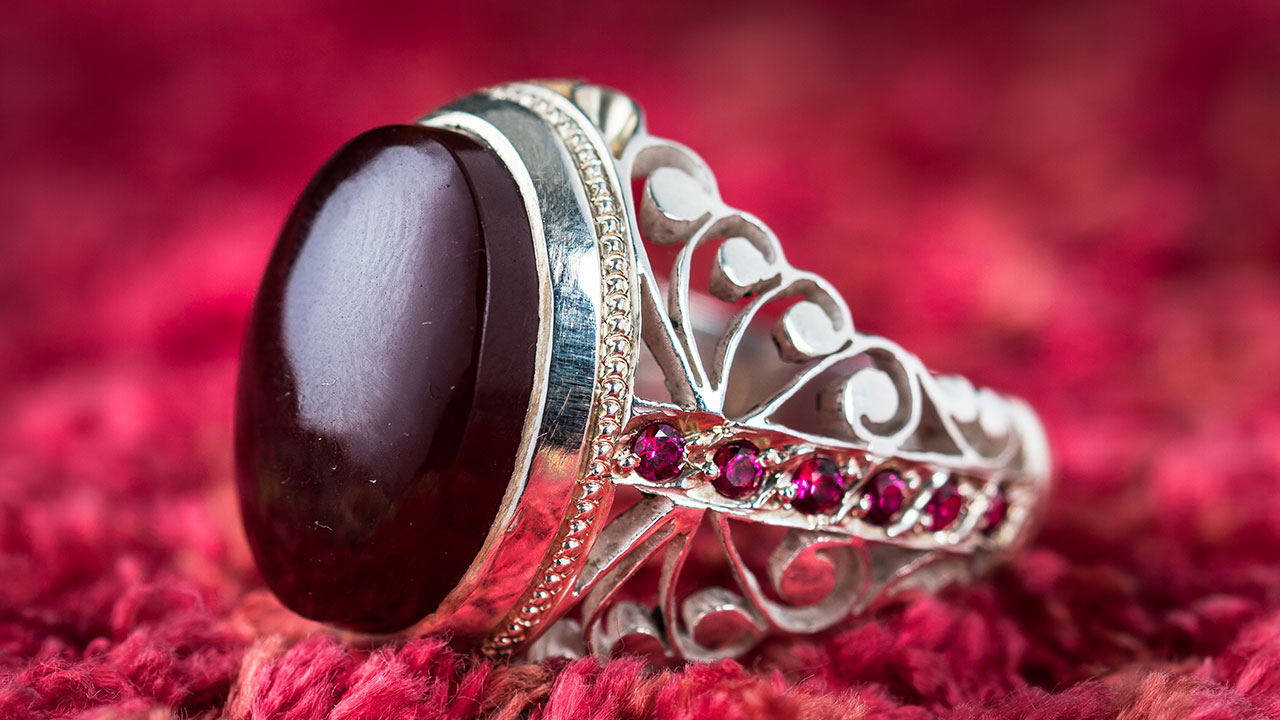 گران ترین انگشتر عقیق دنیا