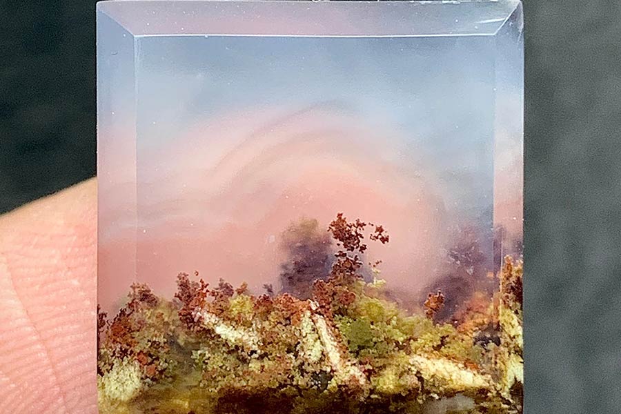 عقیق منظرهای، با طرح جنگل