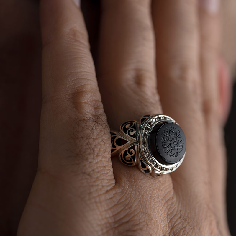 خاتم عقيق آمين