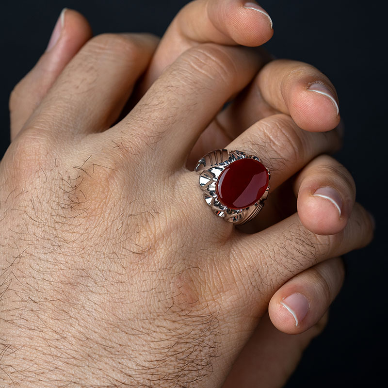 خاتم عقيق ليدوما