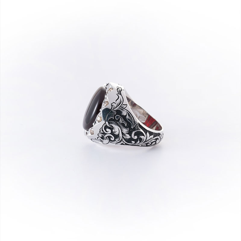 انگشتر عقیق نشاط