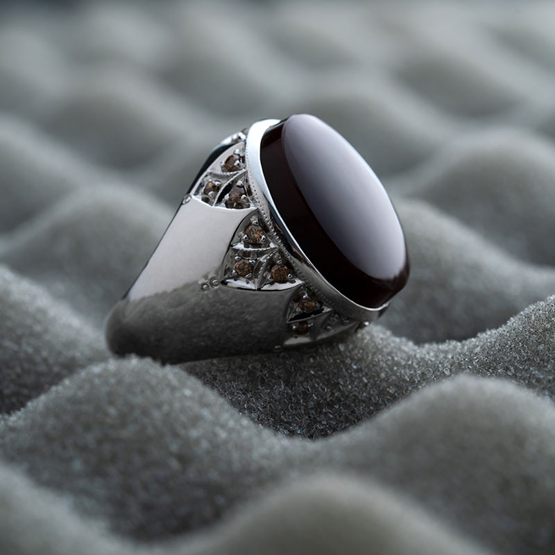 خاتم عقيق كمانچه